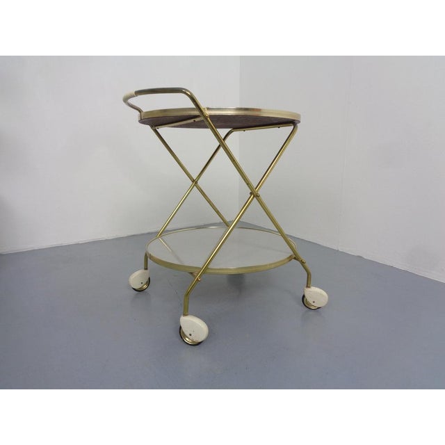 1960s Mid-Century Serving Bar Cart, 1960s For Sale - Image 5 of 18