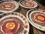 Mid-Century Modern Vintage Boho Lori Cox Geometric Pottery Plates-Set of 4 For Sale - Image 3 of 9