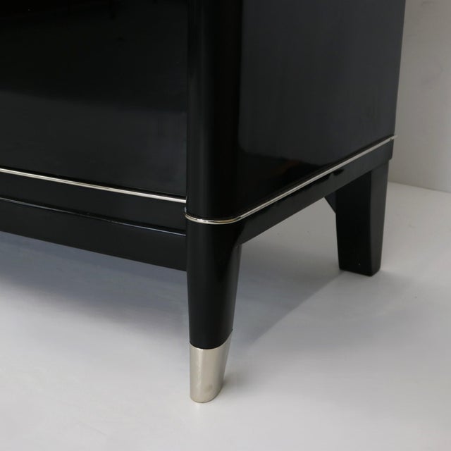 1930s 1930s Art Deco Ebonized Sideboard by De Coene Frères For Sale - Image 5 of 7