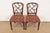 English Kindel Furniture Federal Carved Mahogany Side Chairs or Dining Chairs, Pair For Sale - Image 3 of 11