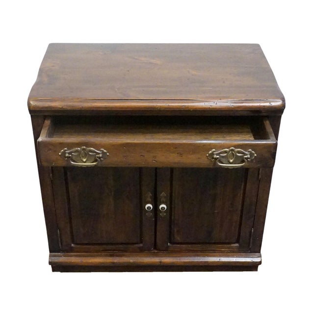 Wood Sprague and Carleton Country Cabinet Maker Solid Knotty Pine Rustic Americana Style 32" Modular Cabinet 61-3202 For Sale - Image 7 of 14