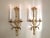 Vintage Pair of Friedman Brothers New York Louis XVI Style Gilt Gesso Wall Sconces For Sale - Image 16 of 18