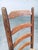 1960s Rustic Ladder Back Oak & Rush Dining Chairs, Belgium, 1960s, Set of 6 For Sale - Image 5 of 18