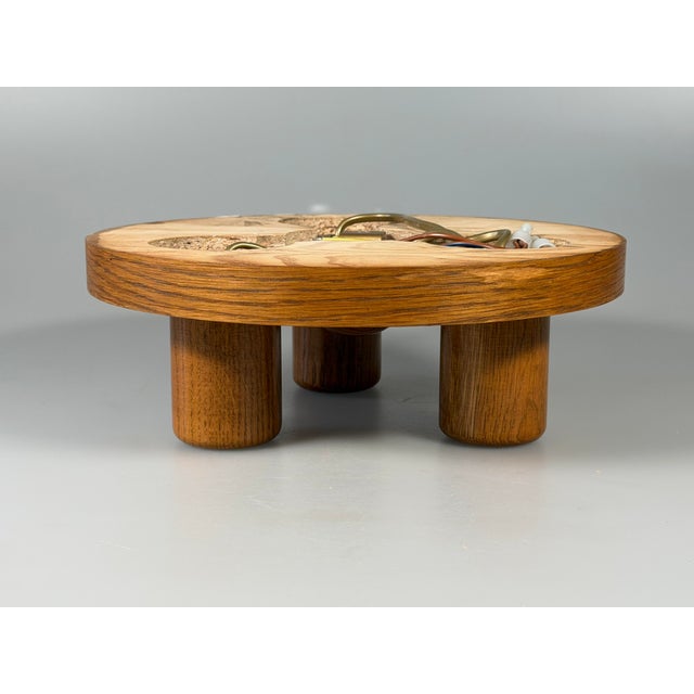 Brown Brutalist Ceiling Lamp, Germany, 1970s For Sale - Image 8 of 10