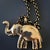 Symbol of Luck Elephant Long Chain Necklace is a beautiful and meaningful piece of jewelry that adds elegance and style to...