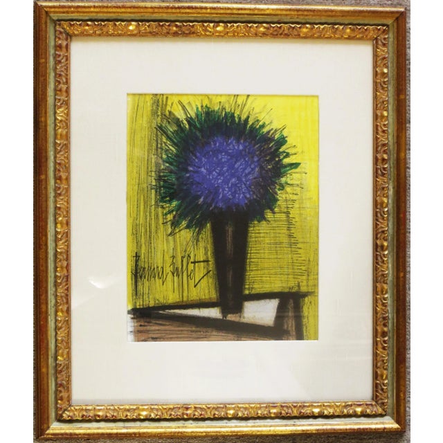 1960s Bernard Buffet "Le Bouquet Violet" Lithograph For Sale - Image 5 of 5