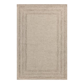 Amber Lewis x Loloi Windsor Ivory / Stone 5'-0" x 7'-6" Accent Rug For Sale