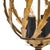 Gold Pair of French Chandeliers, Art Deco Period, Ormolu, Gold Leaf, 1930 For Sale - Image 8 of 9