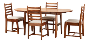 Dining Set by Bas van Pelt for My Home, Netherlands, 1940s, Set of 5