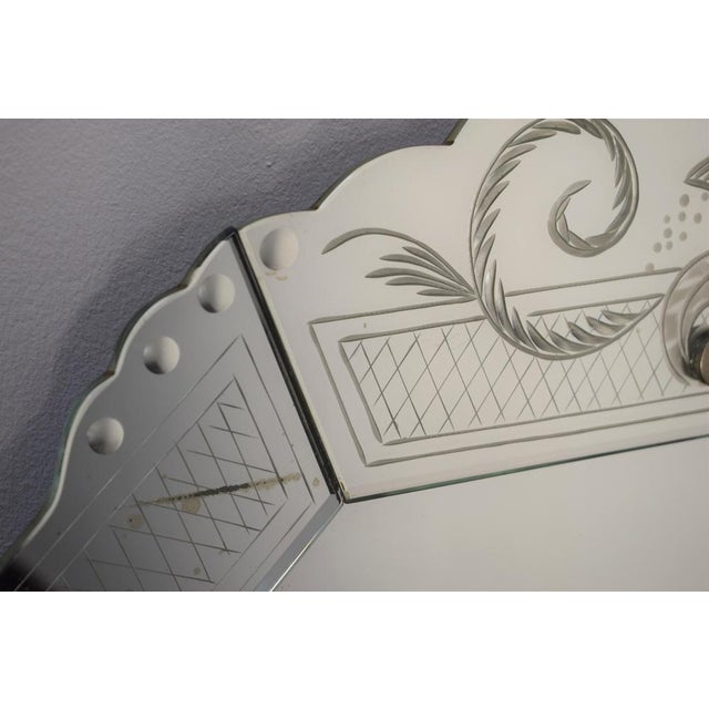 1950s Vintage Italian Mirror by Pietro Chiesa, 1950s For Sale - Image 5 of 16