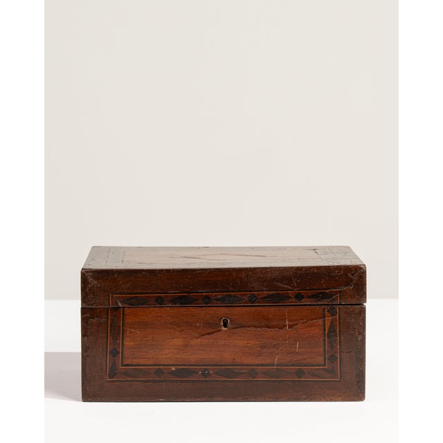 19th Century France Gray Wood Box For Sale - Image 12 of 18