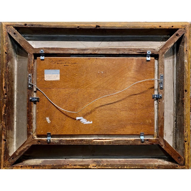 Andre Fremond - Farmland Landscape During Harvest- C.1920 Oil Painting For Sale - Image 11 of 12