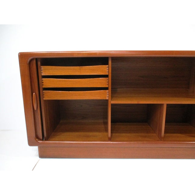 Mid 20th Century Mid Century Teak Tambor Door Credenza by Dyrlund Denmark (A) For Sale - Image 5 of 15