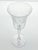 6 Vintage Etched Flower Optic Wine, Water or All Purpose Glasses For Sale - Image 4 of 7