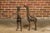 Pair of Small Bronze Midcentury Giraffe Sculptures, American Art For Sale - Image 11 of 12