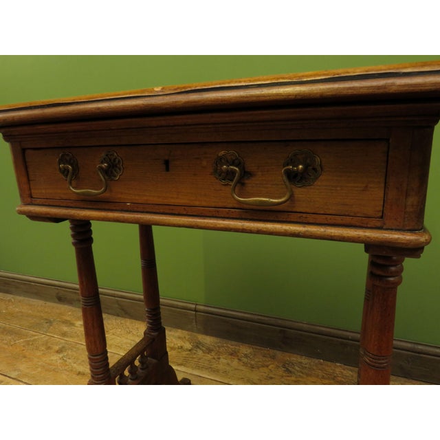 Trinity House Style Worktable with Inlaid Ship by H. Larsen, 1911 For Sale - Image 18 of 18