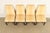 1960s Edward Wormley for Dunbar Mid-Century Modern Walnut X-Base High Back Dining Chairs, Set of Four For Sale - Image 5 of 12