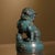 Chinese Pair of Vintage Chinese Bronze Guardian Lions – "Eastern Awakening Lion" Palace Foo Dogs For Sale - Image 3 of 6
