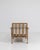 Reclining Lounge Armchair With Pull-Out Footrest In Bouclé Upholstery For Sale - Image 12 of 16