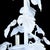 Vintage White Ornamental Chandelier For Sale - Image 4 of 4