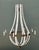 Vintage Rustic Wood and Metal Chandelier For Sale - Image 4 of 12