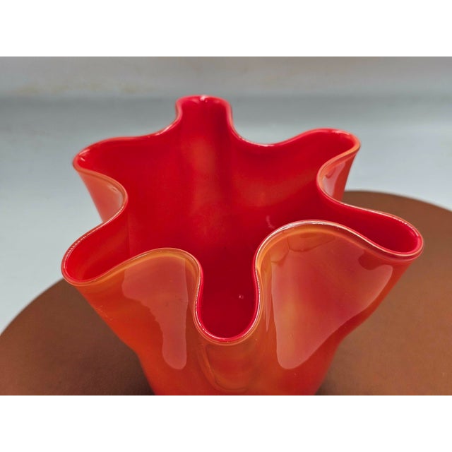 Vintage Murano Glass Vase, 1960s-1970s For Sale - Image 3 of 6