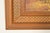 Original Artist Signed Oil Painting on Canvas Rural Landscape of "Covered Bridge" in Carved Walnut and Woven Rattan Frame For Sale - Image 9 of 14