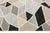 Abstract 8x10 Modern Geometric Hand-Tufted Wool Rug Abstract Mosaic Neutral Area Rug For Sale - Image 3 of 10