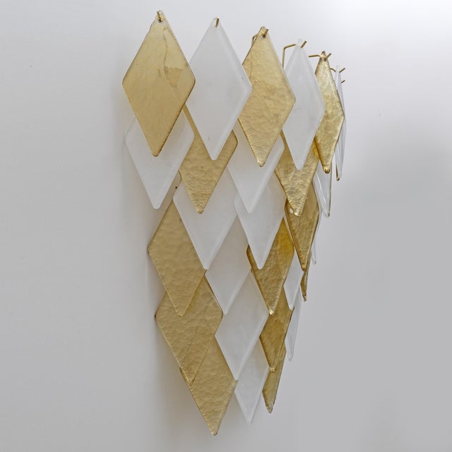 Italian Modern Murano Glass Sconces, 2000, Set of 2 For Sale - Image 4 of 8