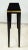 Wood Bespoke Ebonized Brass-Banded Consoles on Tapered Legs For Sale - Image 7 of 9