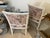 Mid 20th Century Wooden Chairs With Fabric Seats and Backs- Set of 2 For Sale - Image 9 of 10