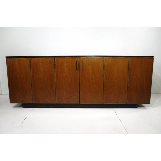 Mid 20th Century Rare Renzo Rutili Directional Inlay Credenza Sideboard For Sale - Image 17 of 18