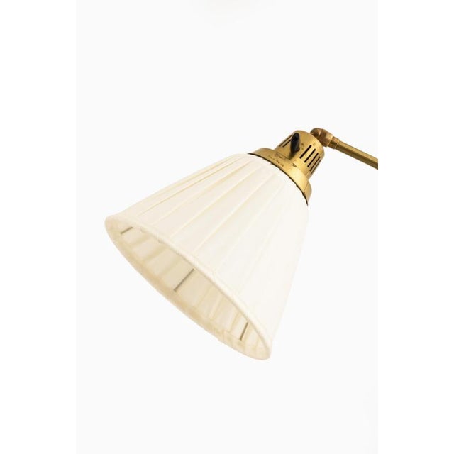 Floor Lamp in Brass and Metal attributed to Hans Bergström, 1940s For Sale - Image 3 of 11