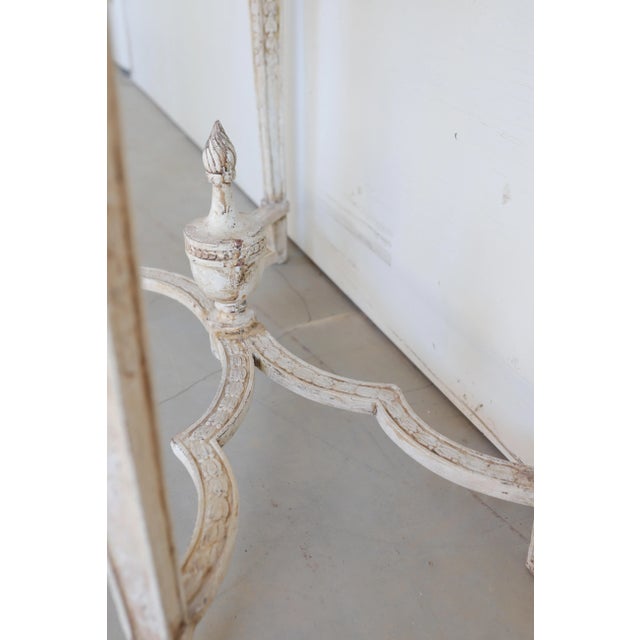 18th C. Swedish Console Table With Intricate Hand Carving Detail For Sale - Image 6 of 8