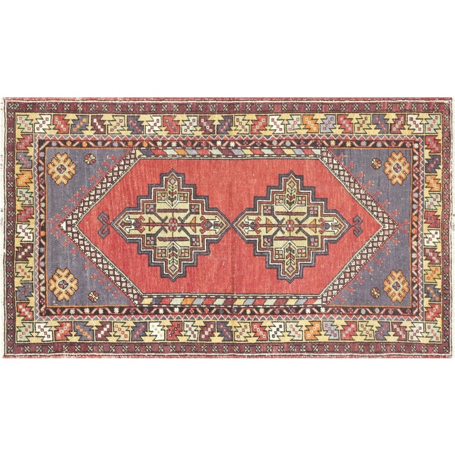 Textile 1960s Turkish Oushak Rug For Sale - Image 7 of 7