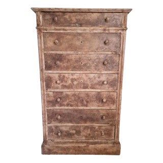 Florentine Tall Chest of Drawers, 1930s For Sale