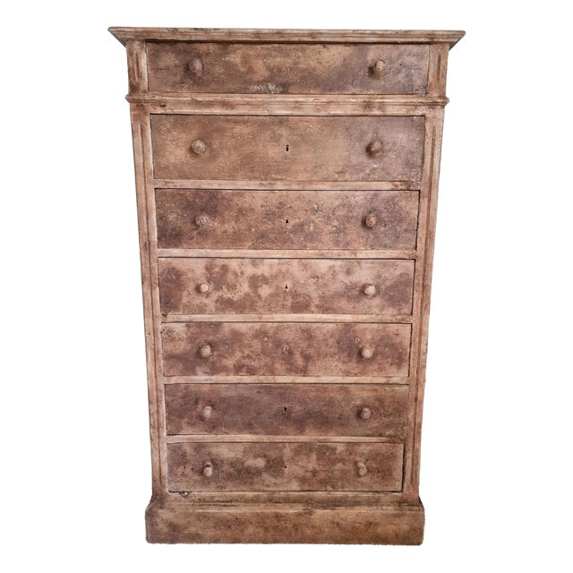 Florentine Tall Chest of Drawers, 1930s For Sale