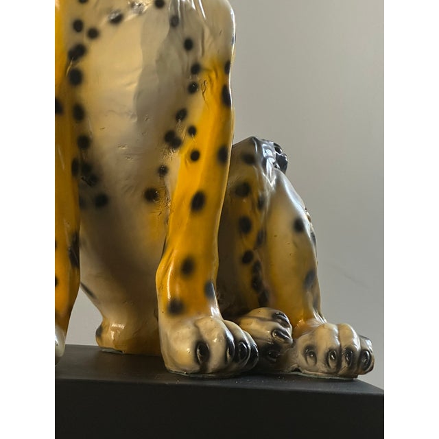Italan Ceramic Cheetah, 1970s For Sale - Image 13 of 16