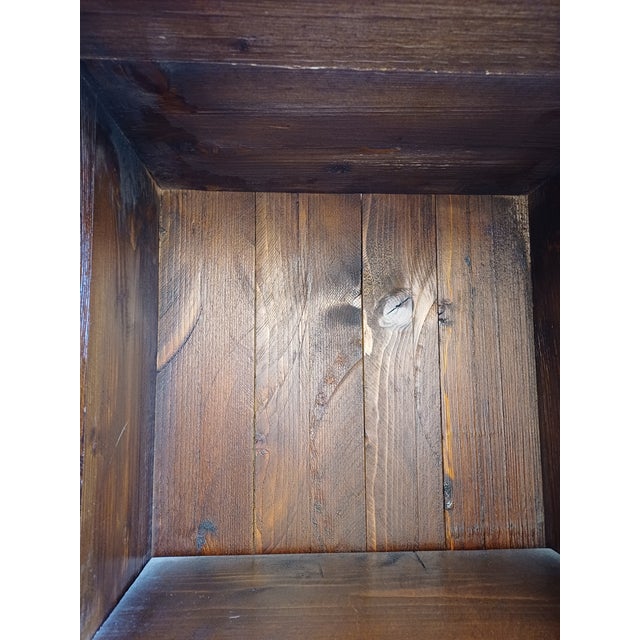 Small Tuscan Chestnut Display Cabinet, Early 1900s For Sale - Image 17 of 18