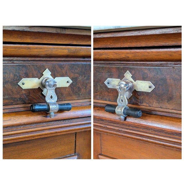 Late 1800's Victorian Marbletop Eastlake Washstand For Sale - Image 15 of 18