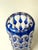 Art Deco Blue Overlay Cut Crystal Vase by Carl Meltzer for Haida, 1915 For Sale - Image 13 of 18