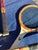 Collection of Vintage Miscellaneous Wooden Tennis Rackets With Red Accents For Sale - Image 4 of 7