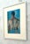 Cerulean Vintage Boho Portrait of a Man Oil Pastel on Canvas For Sale - Image 8 of 12