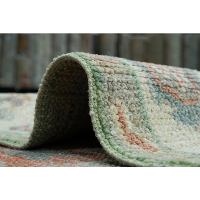 Textile Turkish Oushak Runner Rug 2'8" x 24'3" #17403 For Sale - Image 7 of 8