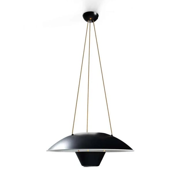 Michel Mortier M4 Suspension Lamp in Black for Disderot For Sale In Los Angeles - Image 6 of 6