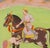 Indian Indian Mughal Emperor on Horseback Gouache For Sale - Image 3 of 11