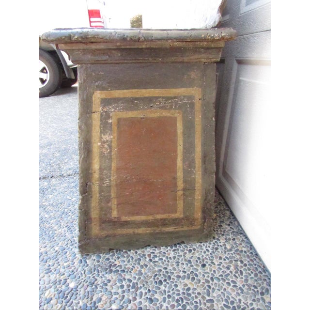 18th. Century Italian Baroque Painted Hall Bench For Sale - Image 10 of 18