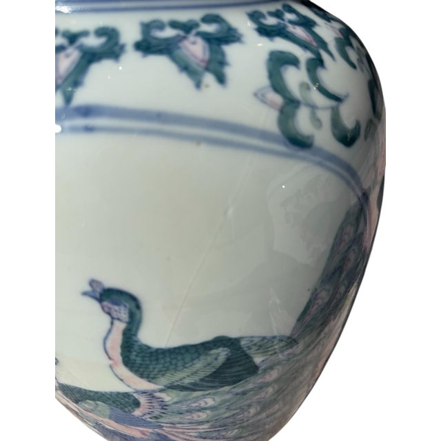 Vintage, Chinoiserie, 25” Tall Floor Vases For Sale In Nashville - Image 6 of 12