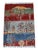 Persian Gabbeh Caravan Red & Green Hand-Knotted Wool Area Rug For Sale - Image 3 of 12