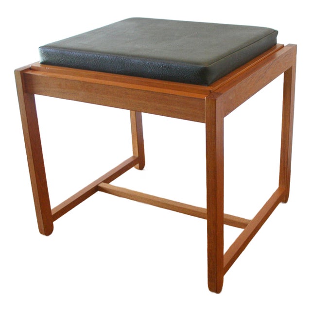 1960s Mid Century Modern Reversible Side Table Ottoman by Eric Buch for o.d. Mobler For Sale